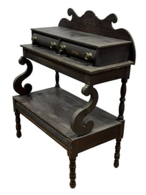 Antique 2 Tier 3 Drawer Washstand