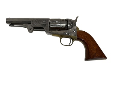 1851 Pietta Navy U.S. Marshall .44 Cal Engraved Revolver