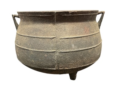 Antique Cast Iron Cauldron