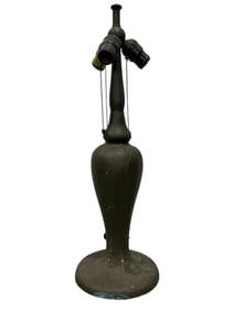 Antique Bronze Handel Lamp Base