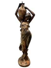 "Rebecca At The Well" Plaster Statue