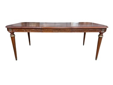 French Provincial Style Dining Table w/ 1 Leaf