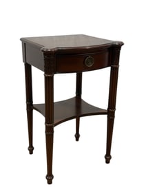 Mahogany Side Table w/ Drawer
