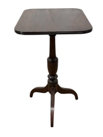 Antique Mahogany Tilt Top Side Table
