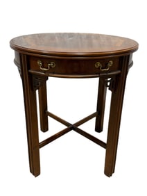 Lane Co. Traditional Chippendale Style Table w/ Drawer