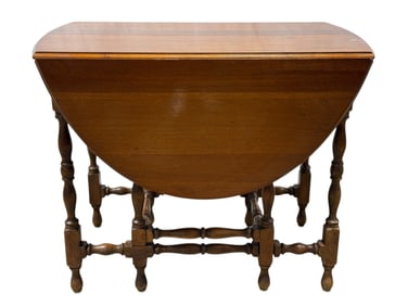 Antique Drop Leaf Gate Leg Table w/ Butterfly Leaf
