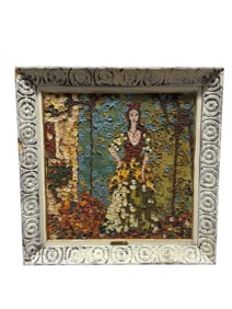Signed Alvaro Fernandez-Yanez "Spanish Lady" Impasto Oil Painting on Board