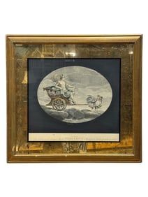 Framed Engraving of Mercurius (Mercury)