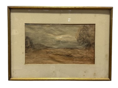 Signed "Near The Chattahoochee River, GA" Watercolor Painting