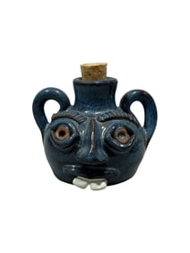 Signed Owen Frayar Mini Pottery Face Jug