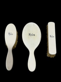 3Pc Bone Helen Dresser Set