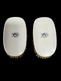 Pair of English Bone Brushes