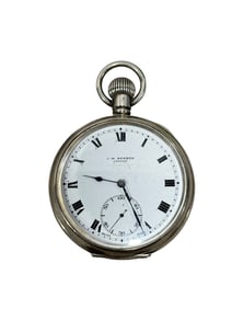 J.W. Benson 15 Jewels Swiss Made Pocket Watch