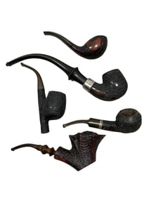 Group of 5 Antique Briarwood Pipes