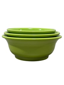 Set of 3 Green Fiestaware Nesting Bowls