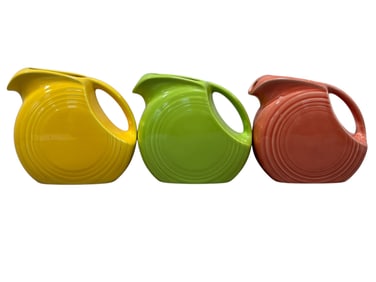 Group of 3 Small Fiestaware Pitchers