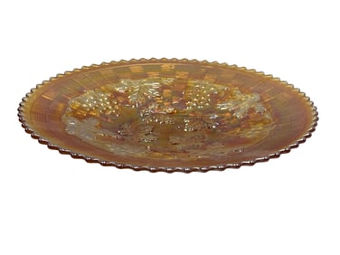 Northwood Grape & Cable Marigold Plate