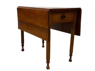 19th C. American Pembroke Empire Style Table