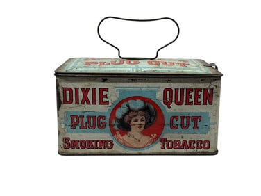 Vintage Dixie Queen Tobacco Tin