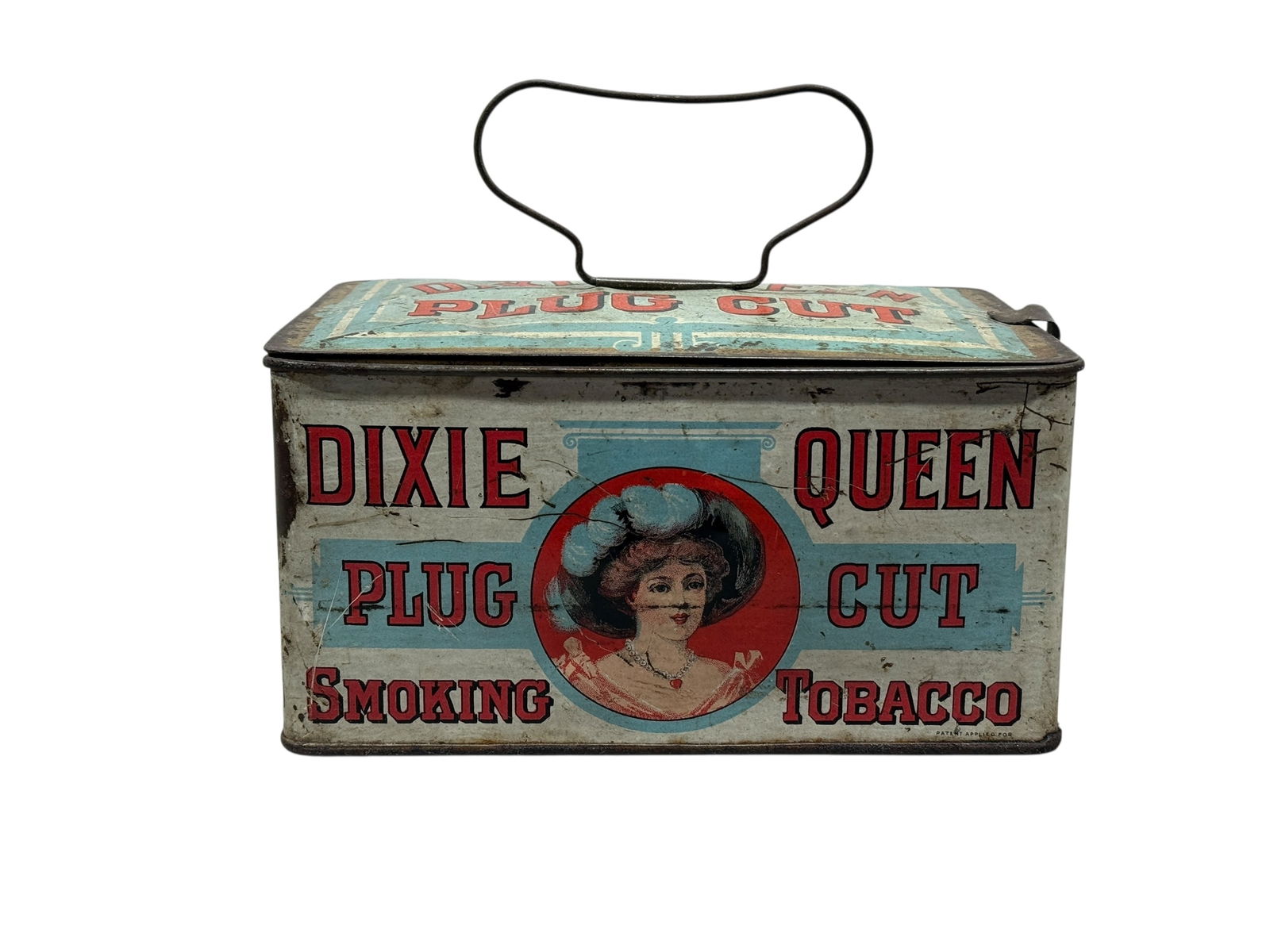 Vintage Dixie Queen Tobacco Tin (1 of 5)