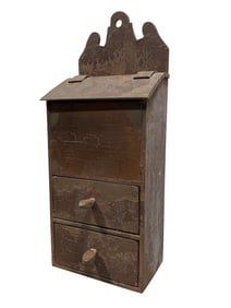 Primitive Wall Hanging Spice Box
