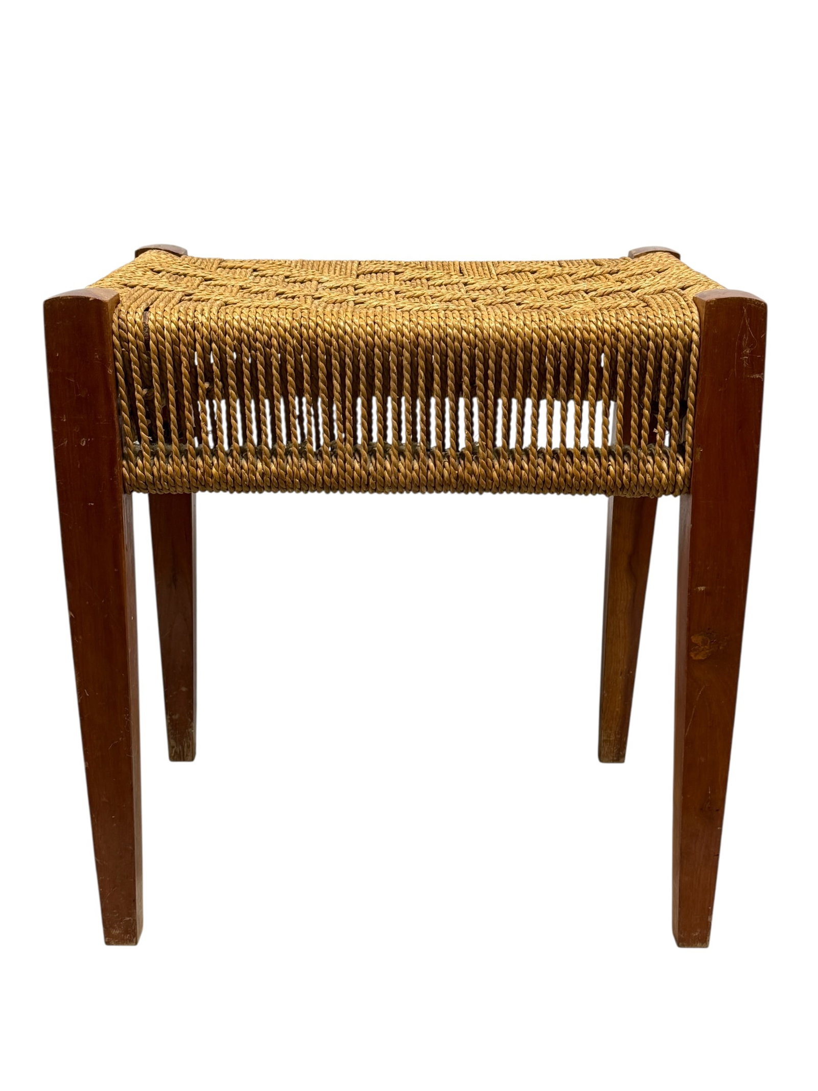Vintage Woven Stool (1 of 6)