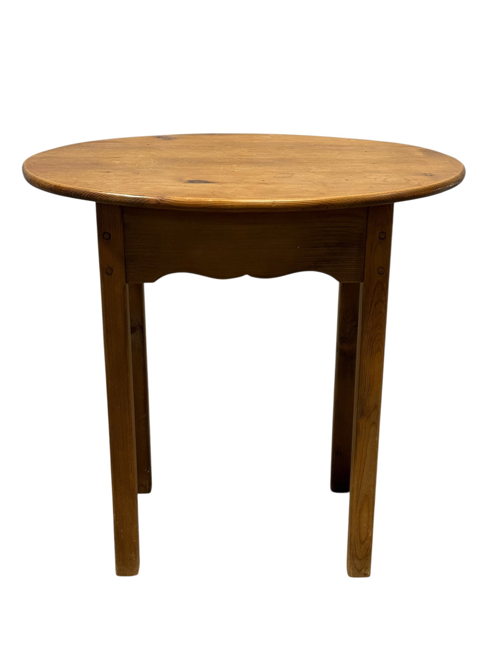 Vintage Oval Top Side Table (1 of 3)