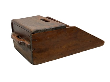 Primitive Wooden Grain Scoop
