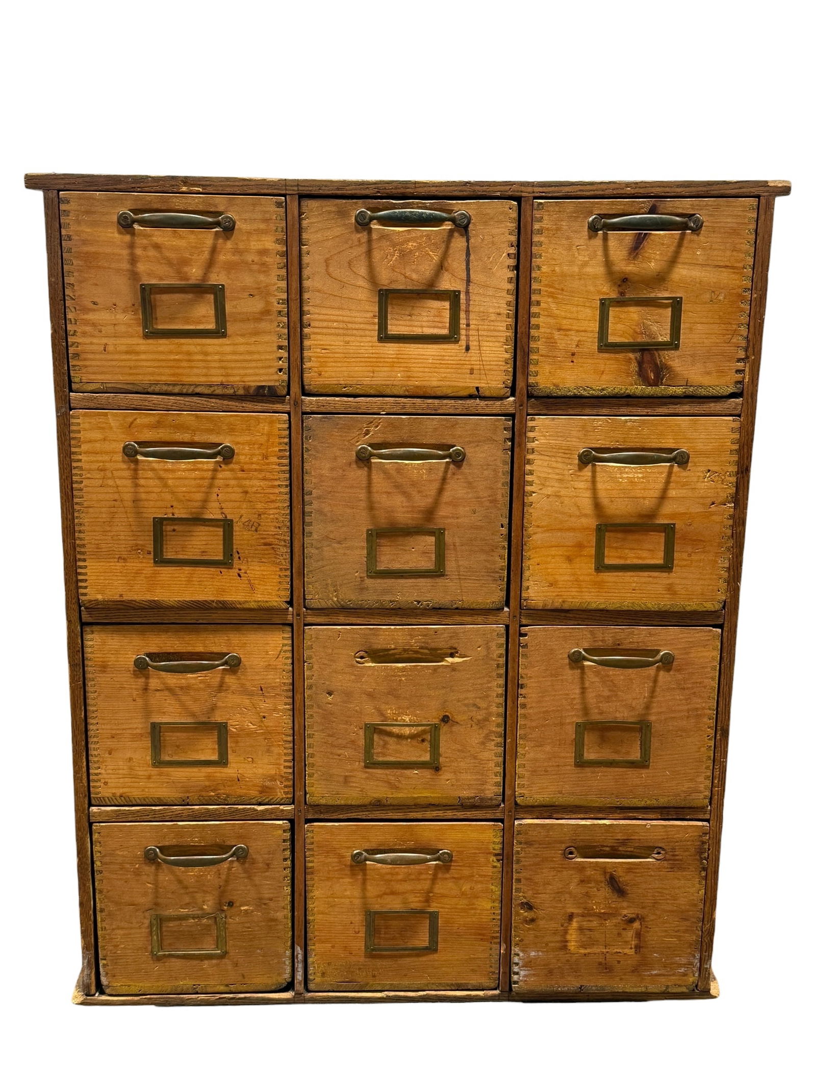Antique 12 Drawer File Cabinet (1 of 6)