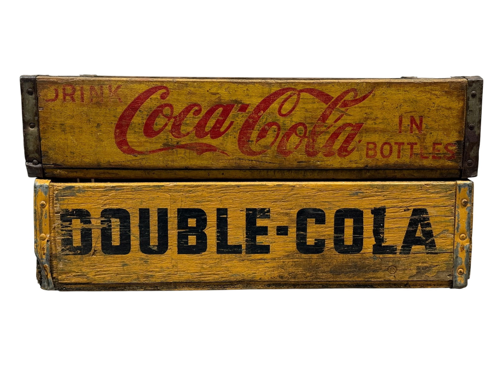 Lot of 2 Vintage Bottle Crates (1 of 5)