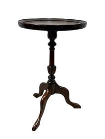 Vintage Low Mahogany Stand
