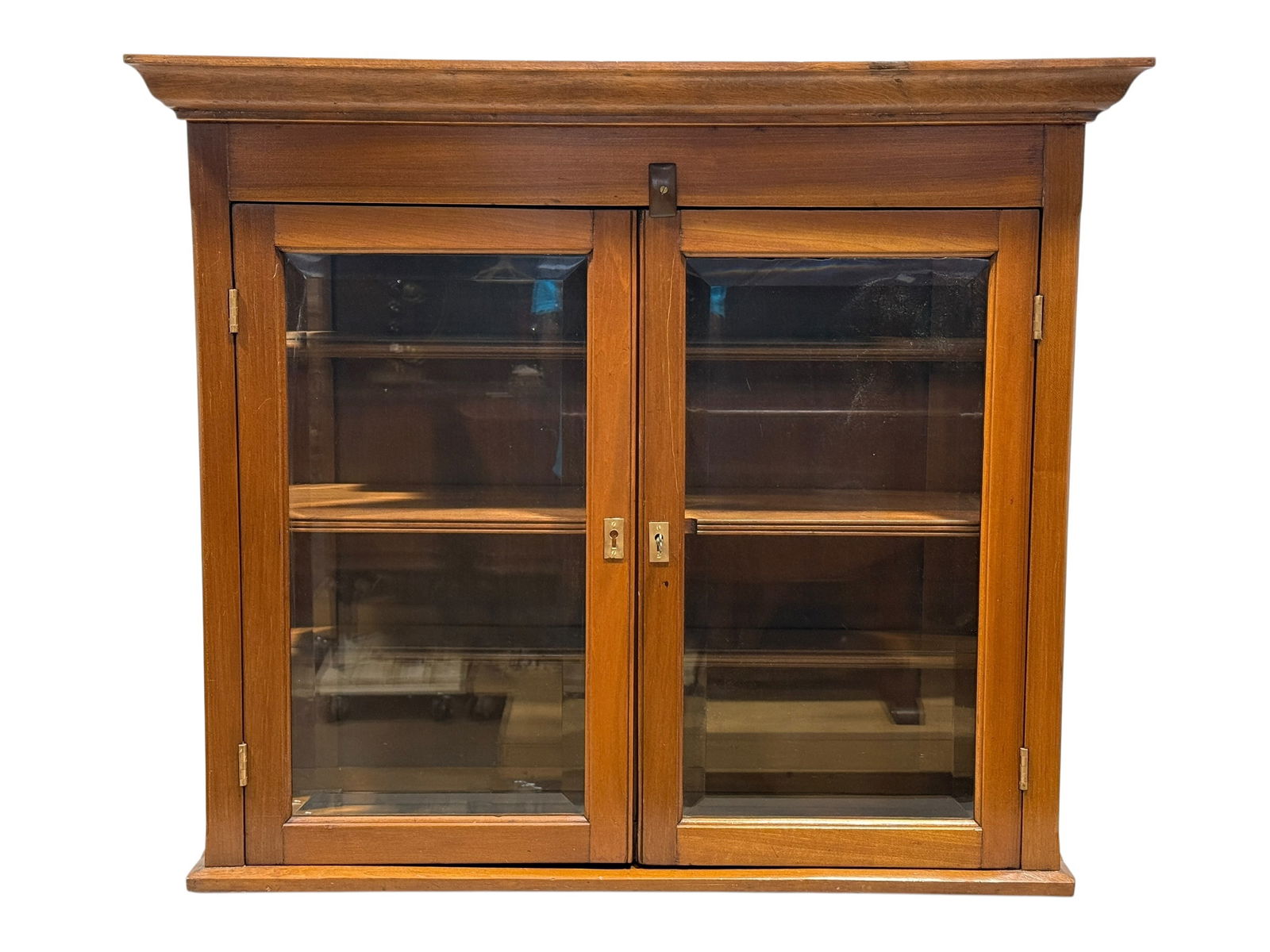 Antique Walnut Display Cabinet (1 of 5)