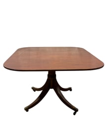 19th C. English Mahogany Tilt Top Breakfast Table