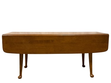 Ethan Allen Queen Anne Style Dropleaf Dining Table