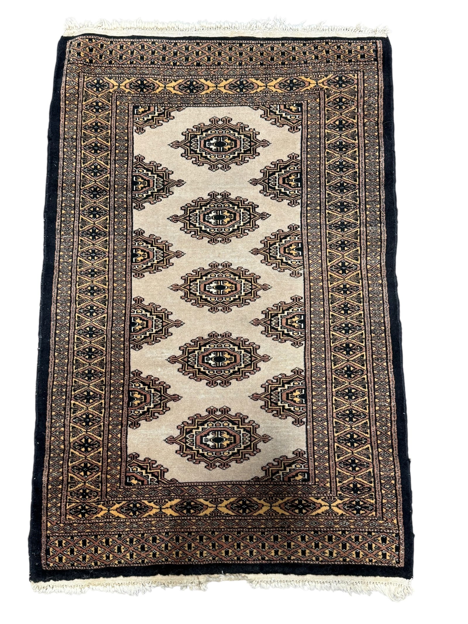 Small Hand Knotted Pakastani Wool Rug (1 of 4)