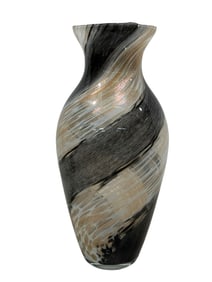 Murano "Swirl" Glass Vase