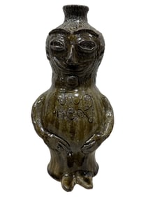 Signed Daniel Bollinger 2022 "Jug Head" Face Jug