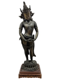 Metal Avalokiteshvara Buddha Statue