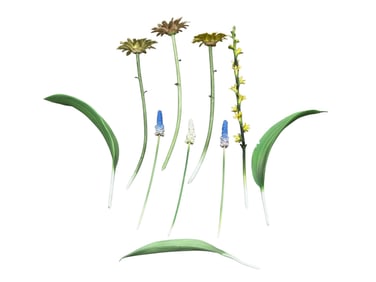 Group of 10 Boehm Porcelain Flowers