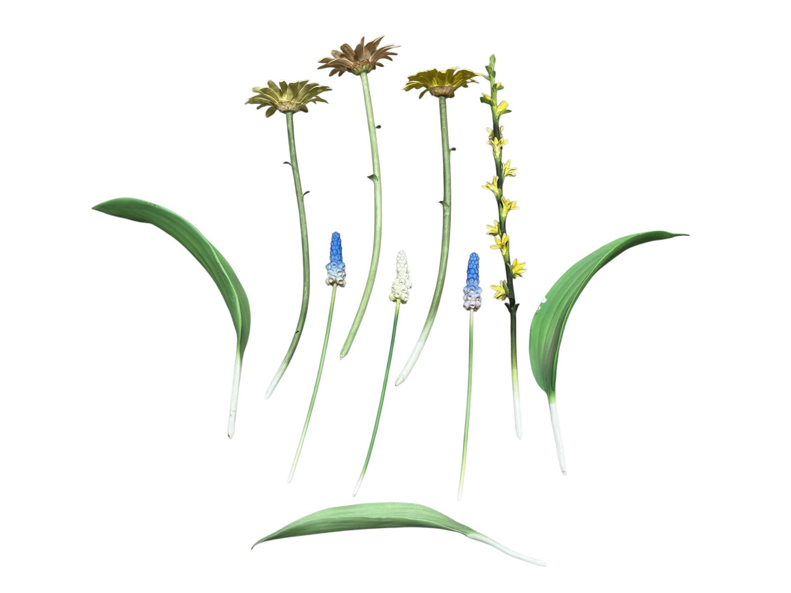 Group of 10 Boehm Porcelain Flowers (1 of 8)