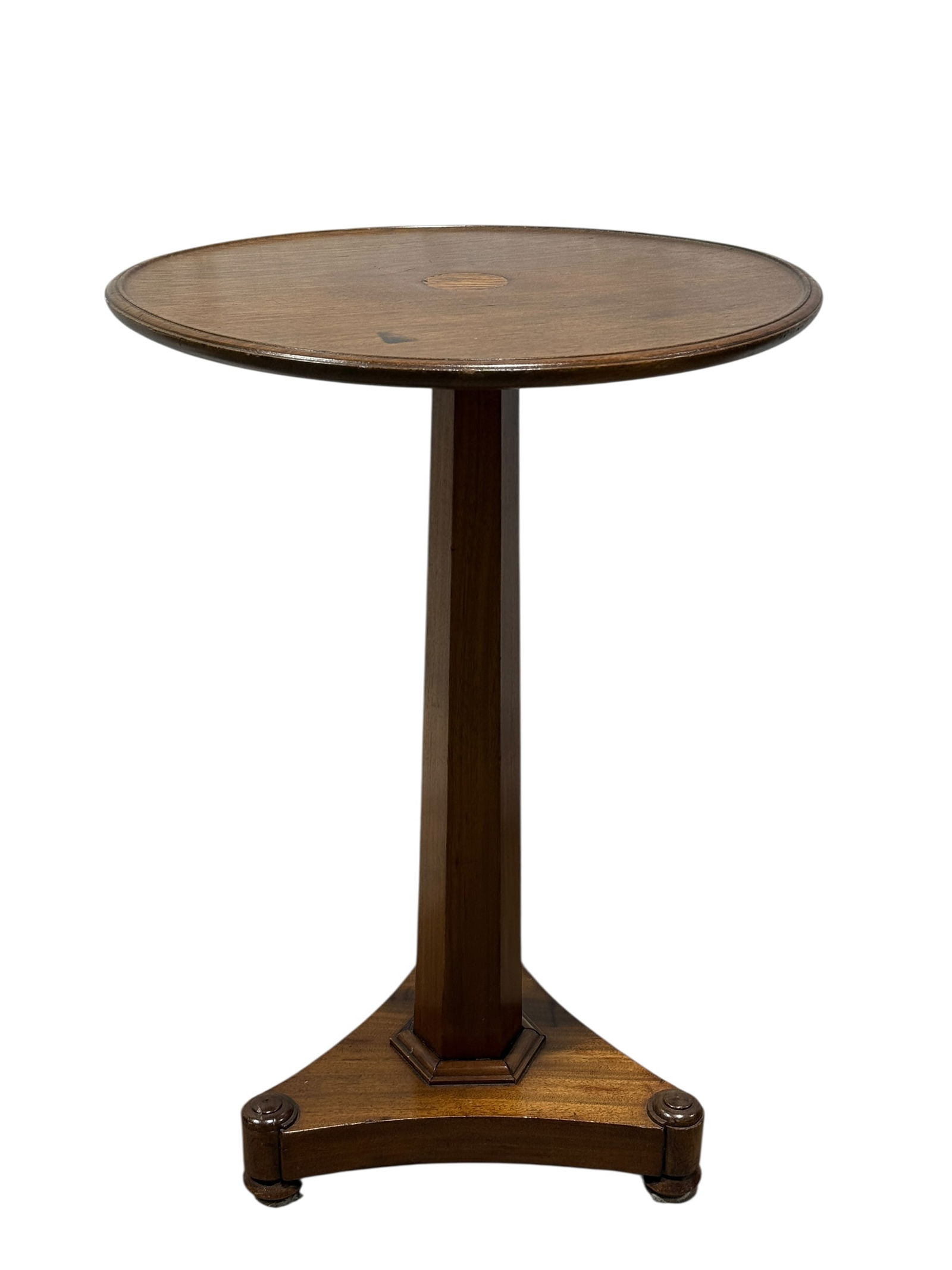 19th C. Georgian Mahogany Round Top Side Table (1 of 7)