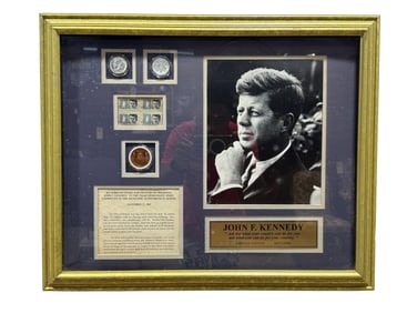 Framed John F. Kennedy 30th Anniversary Presentation