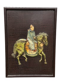 Asian Carved Stone Panel