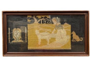 Framed 1826 Needlepoint Sampler