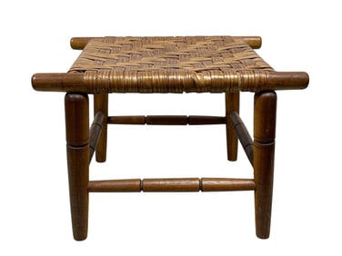 Vintage Rattan Foot Stool