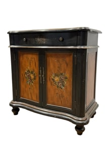 Faux Painted Console Cabinet