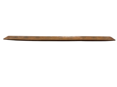 Primitive Thin Long Wood Dough Bowl