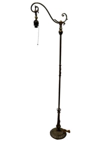 Circa 1910 Art Deco Bridge Floor Lamp