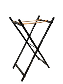 Twisted Steel Luggage Stand Rack