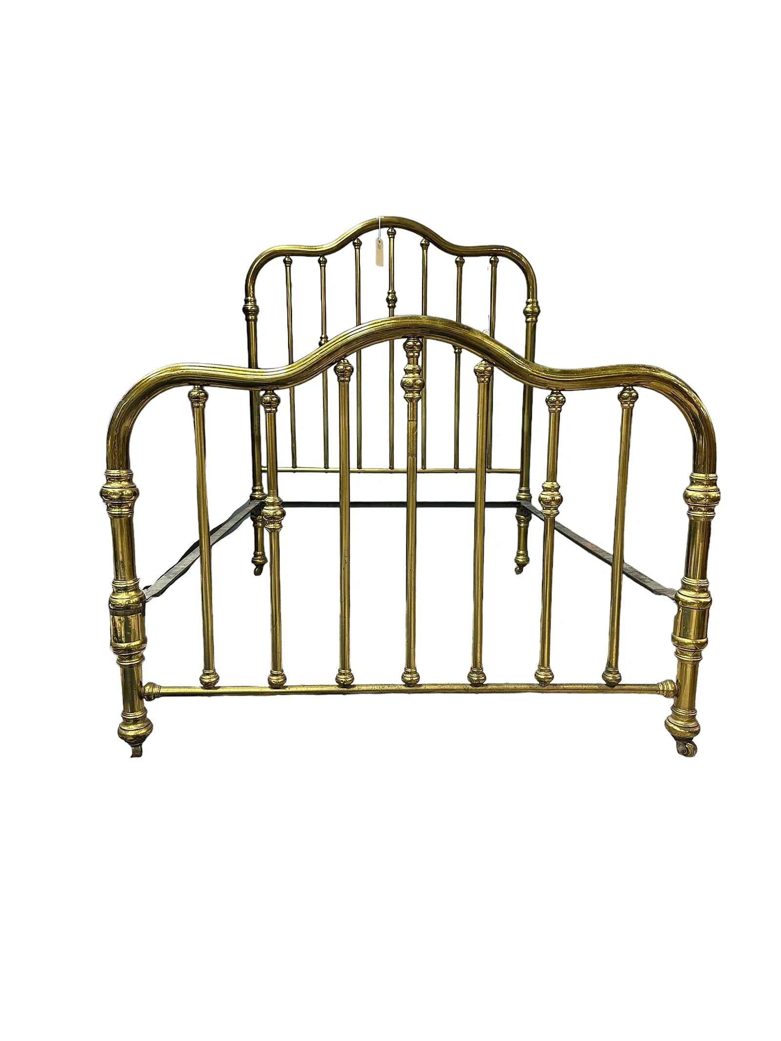Antique Tubular Brass Full Size Bed (1 of 5)